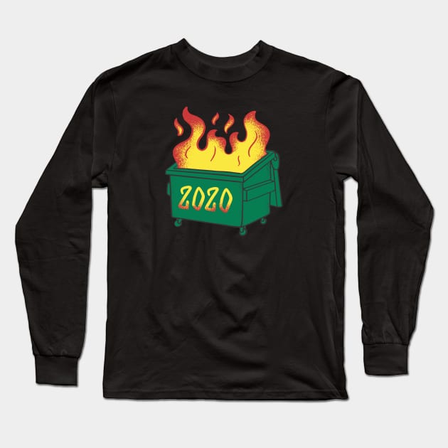 2020 DUMPSTER YEAR Long Sleeve T-Shirt by Bombastik